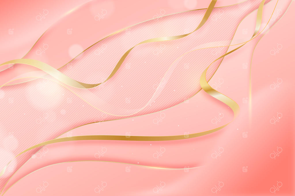 پس‌زمینه روبان لوکس با طیف رنگی