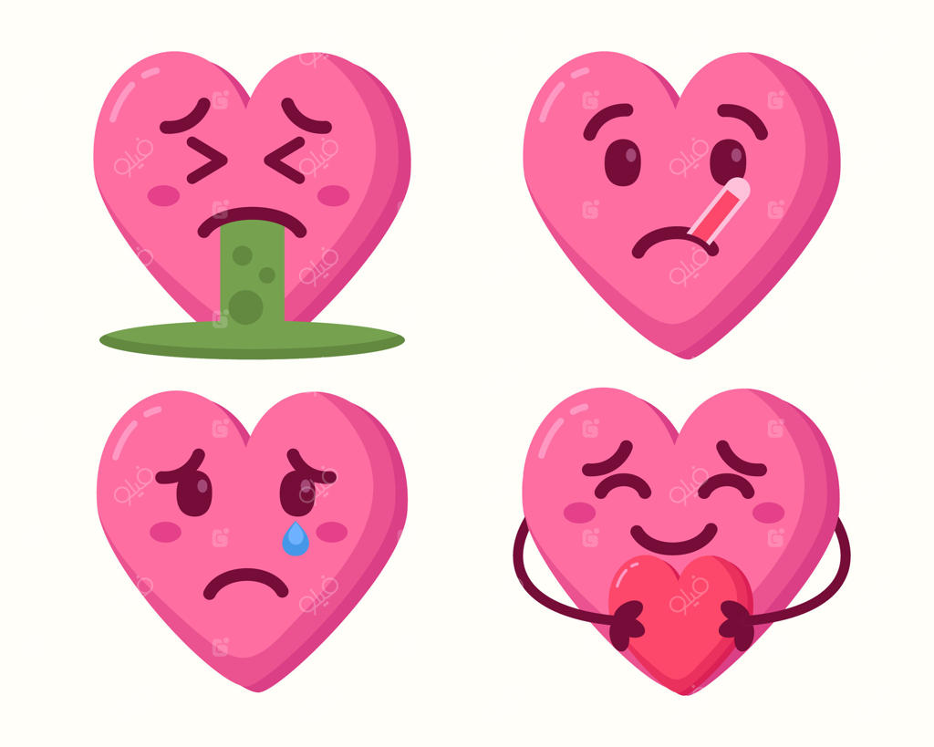 مجموعه آیکون‌های قلبی زیبا و خاص