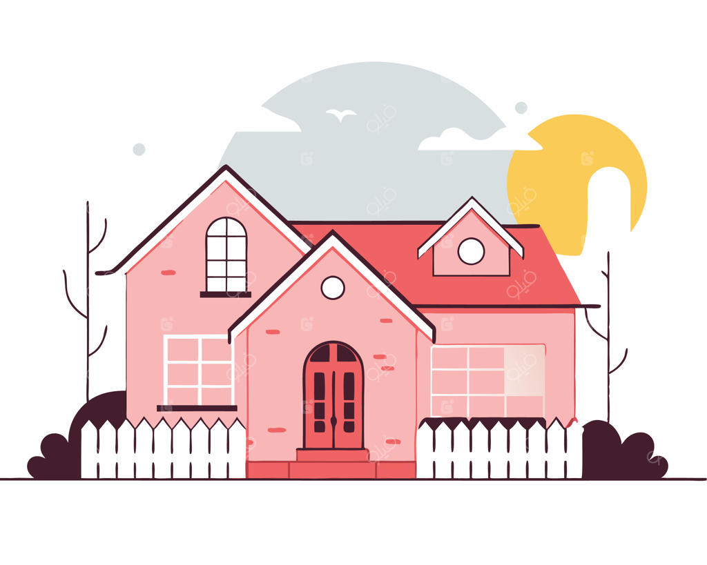 تصویرسازی خانه زیبا