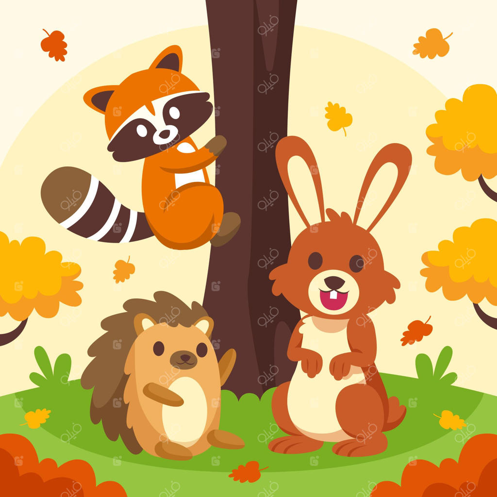 مجموعه حیوانات پاییزی