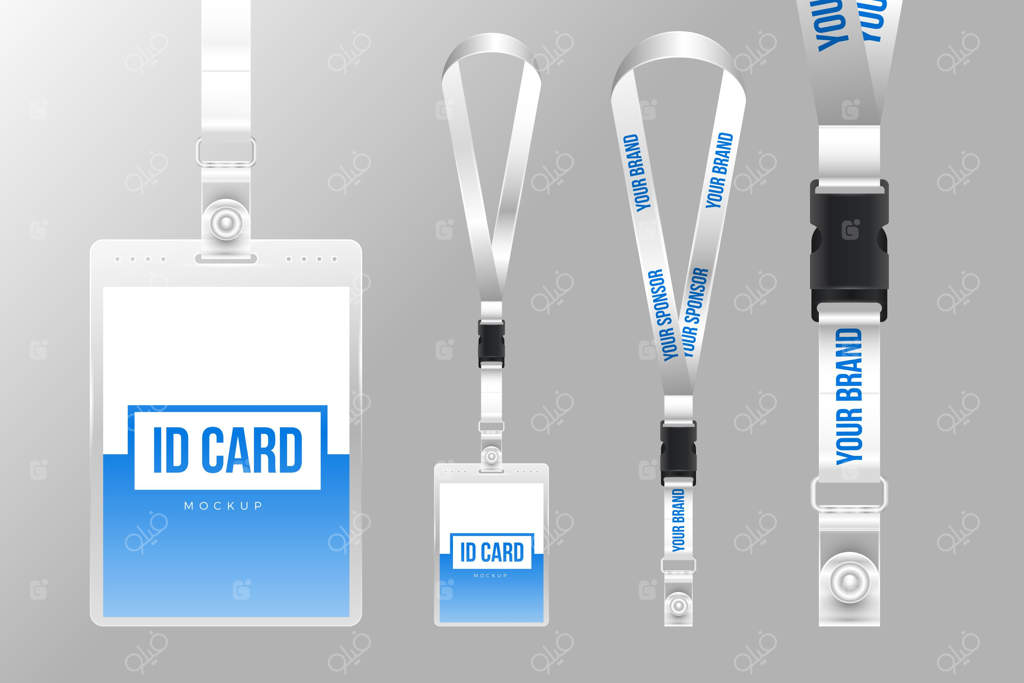 ست لوازم‌التحریر کارت شناسایی واقع‌گرایانه