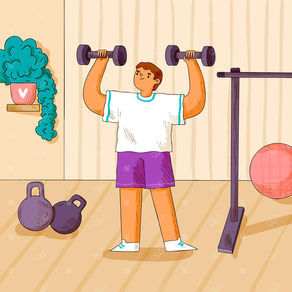 تصویرسازی تمرینات ورزشی