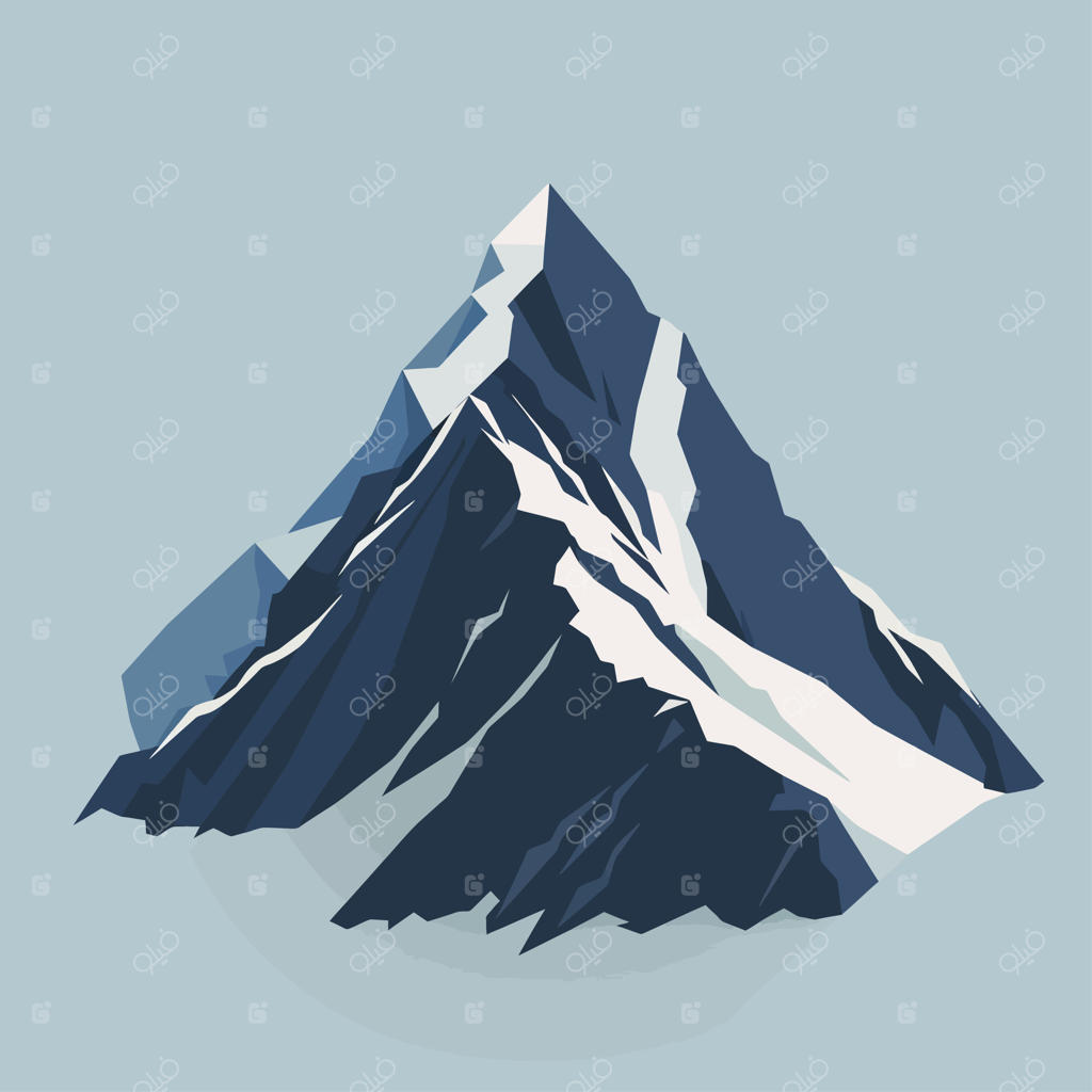 سایه‌نمای رشته‌کوه با طراحی تخت