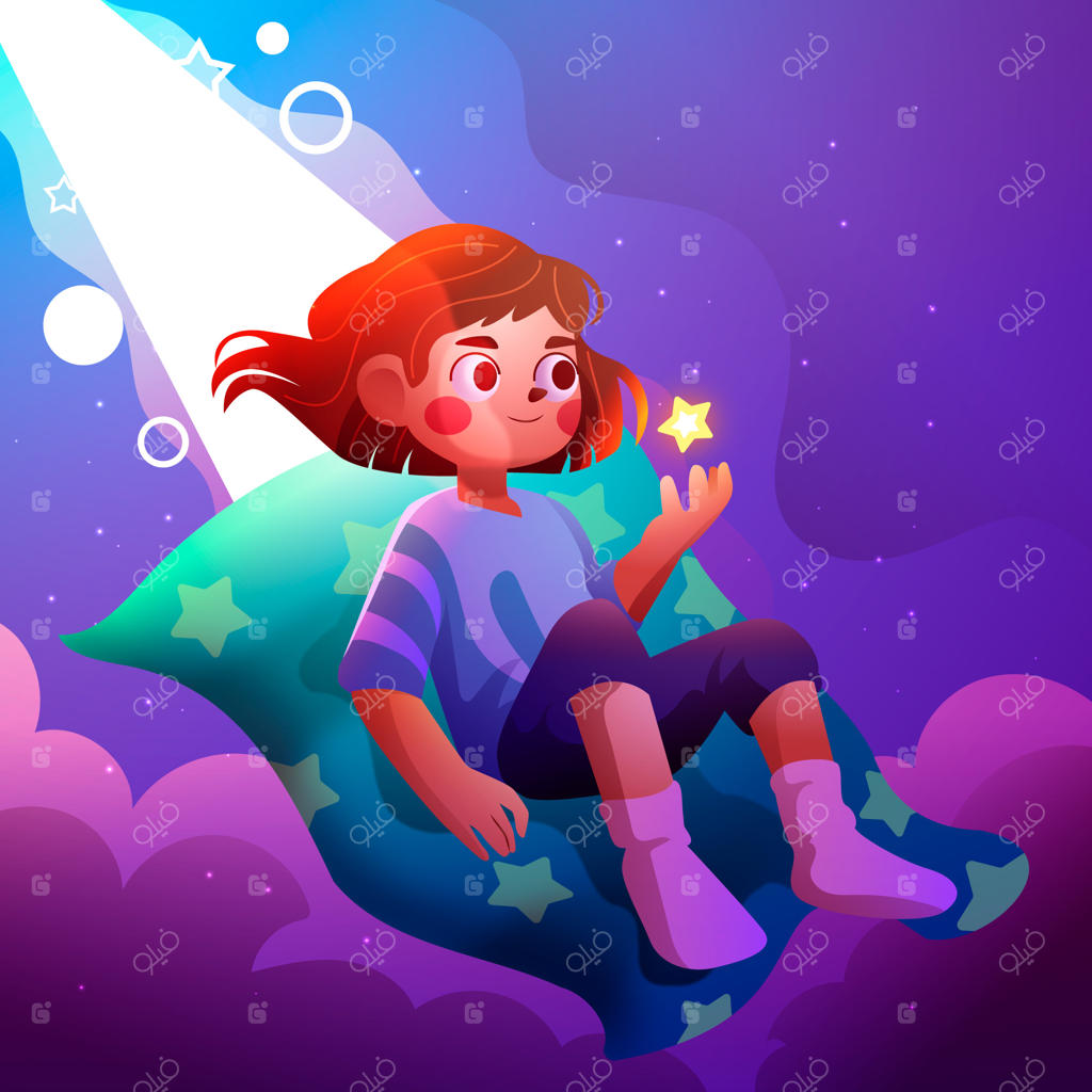 تصویرسازی تخیل کودکان با استفاده از گرادیانت