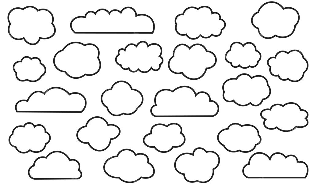 مجموعه آیکون‌های ابر و آب و هوا