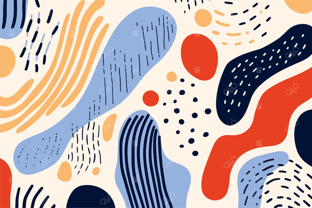 پوستر پس‌زمینه با طرح انتزاعی