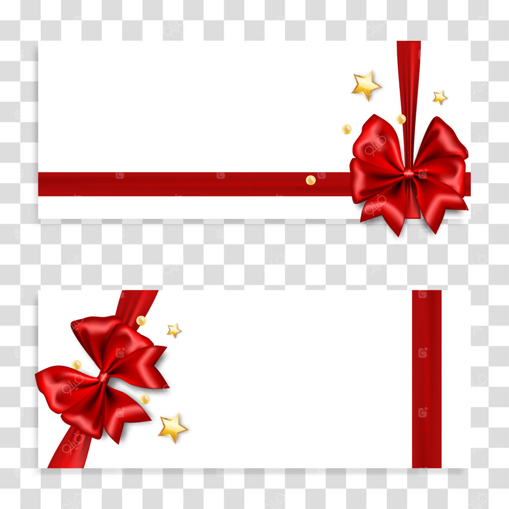 جعبه کادویی سفید با روبان ساتن قرمز برای تعطیلات