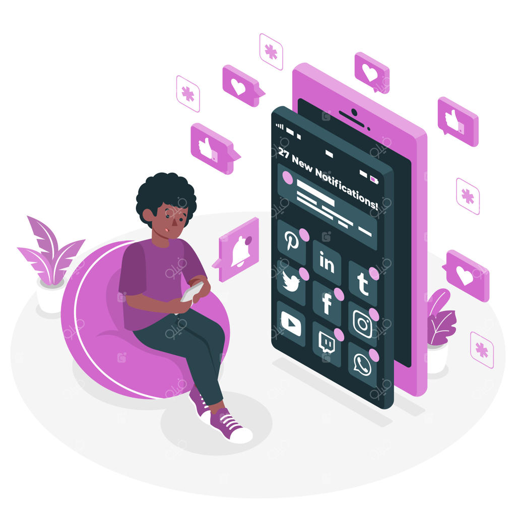 تصویرسازی مفهوم اعلان‌های جدید