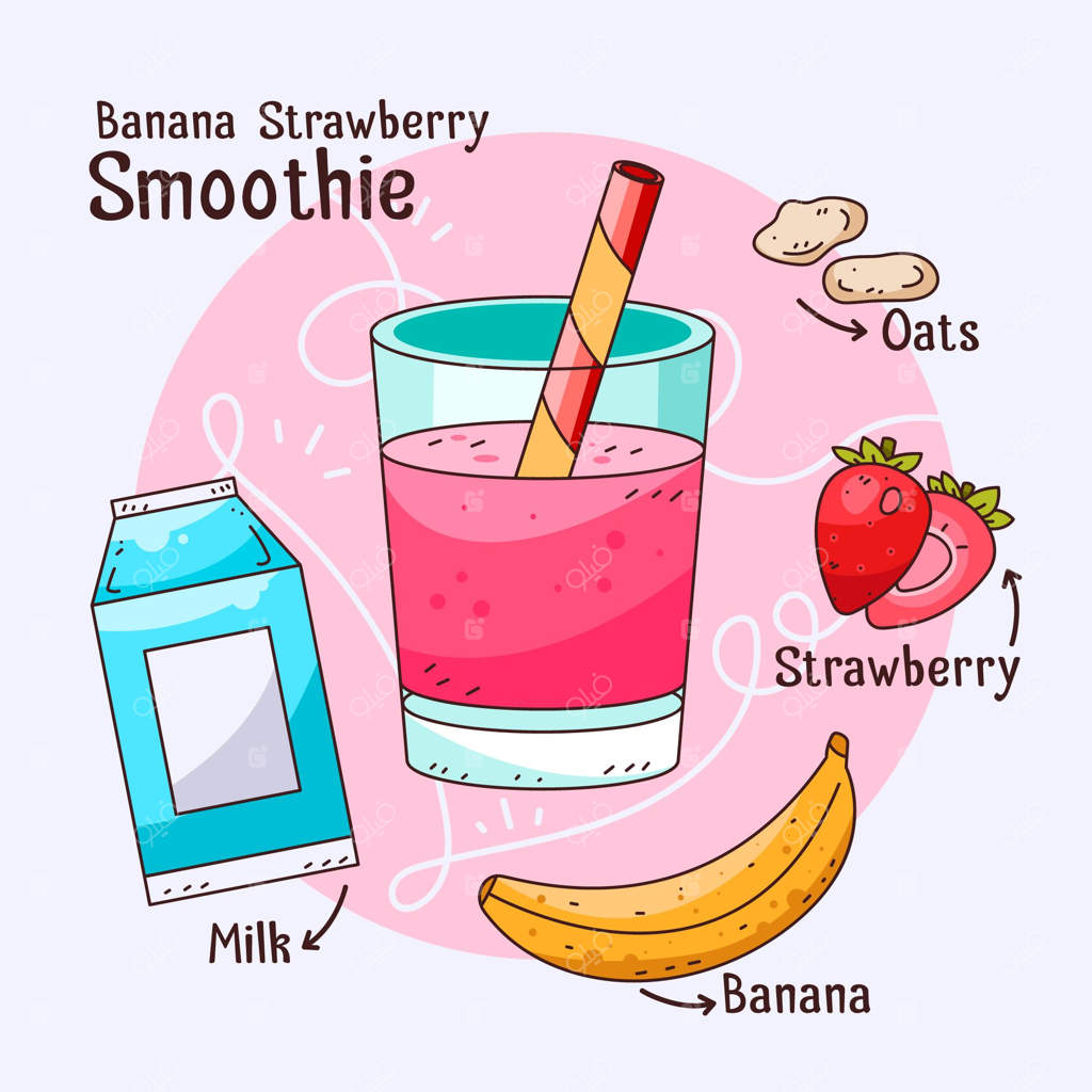 دستور پخت لذیذ به صورت دستی ترسیم شده