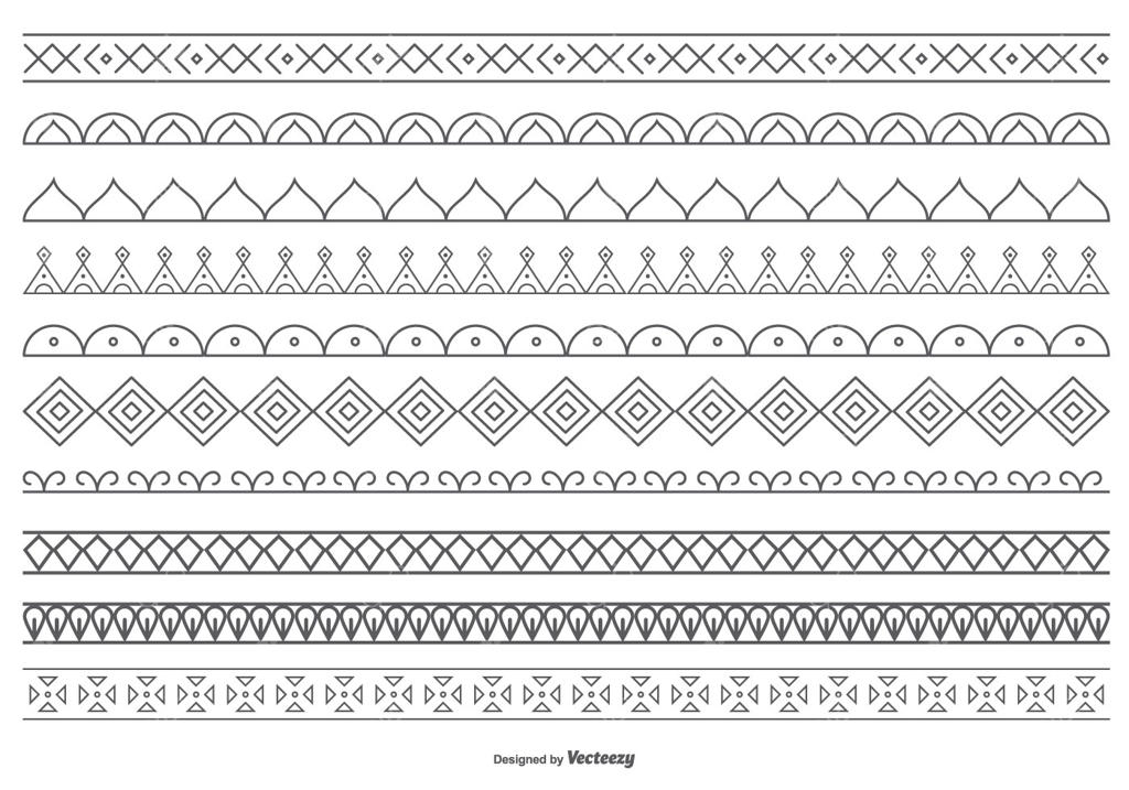 مجموعه حاشیه وکتور تزئینی و بامزه