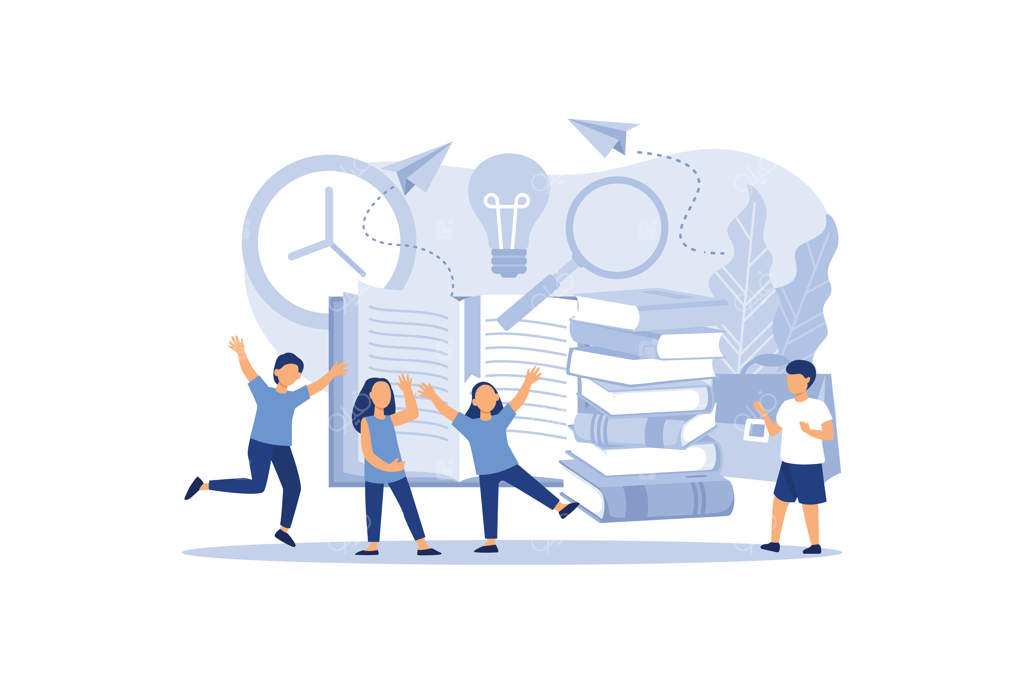 آموزش کودکان برای یادگیری از کتاب‌ها و اینترنت در مقاطع ابتدایی: تصویر سازی ساده