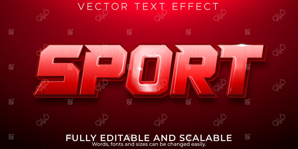 افکت متنی ورزشی