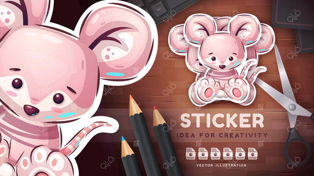 شخصیت کارتونی: موش دوست‌داشتنی