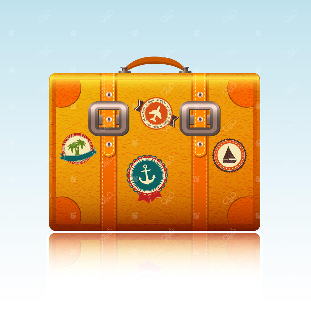 چمدان آماده سفر