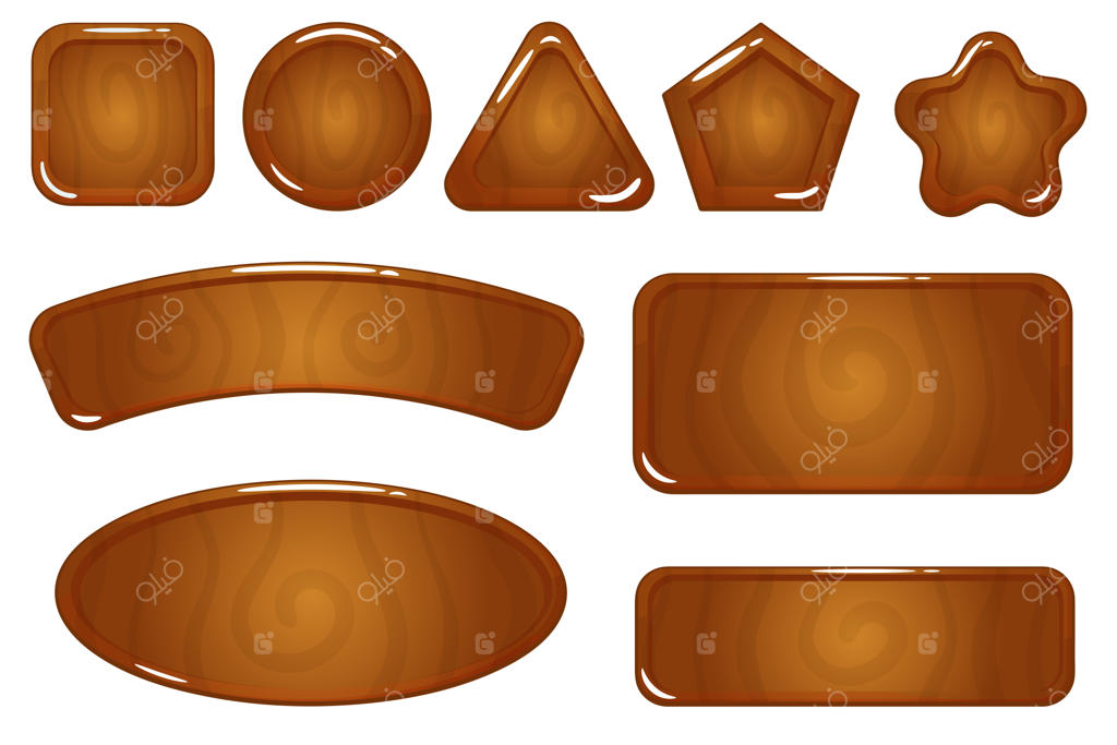 آیکون چوبی برای بازی