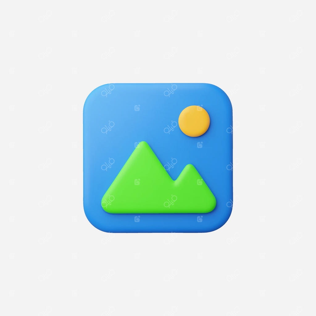 آیکون تصویری رنگارنگ برای گرافیک