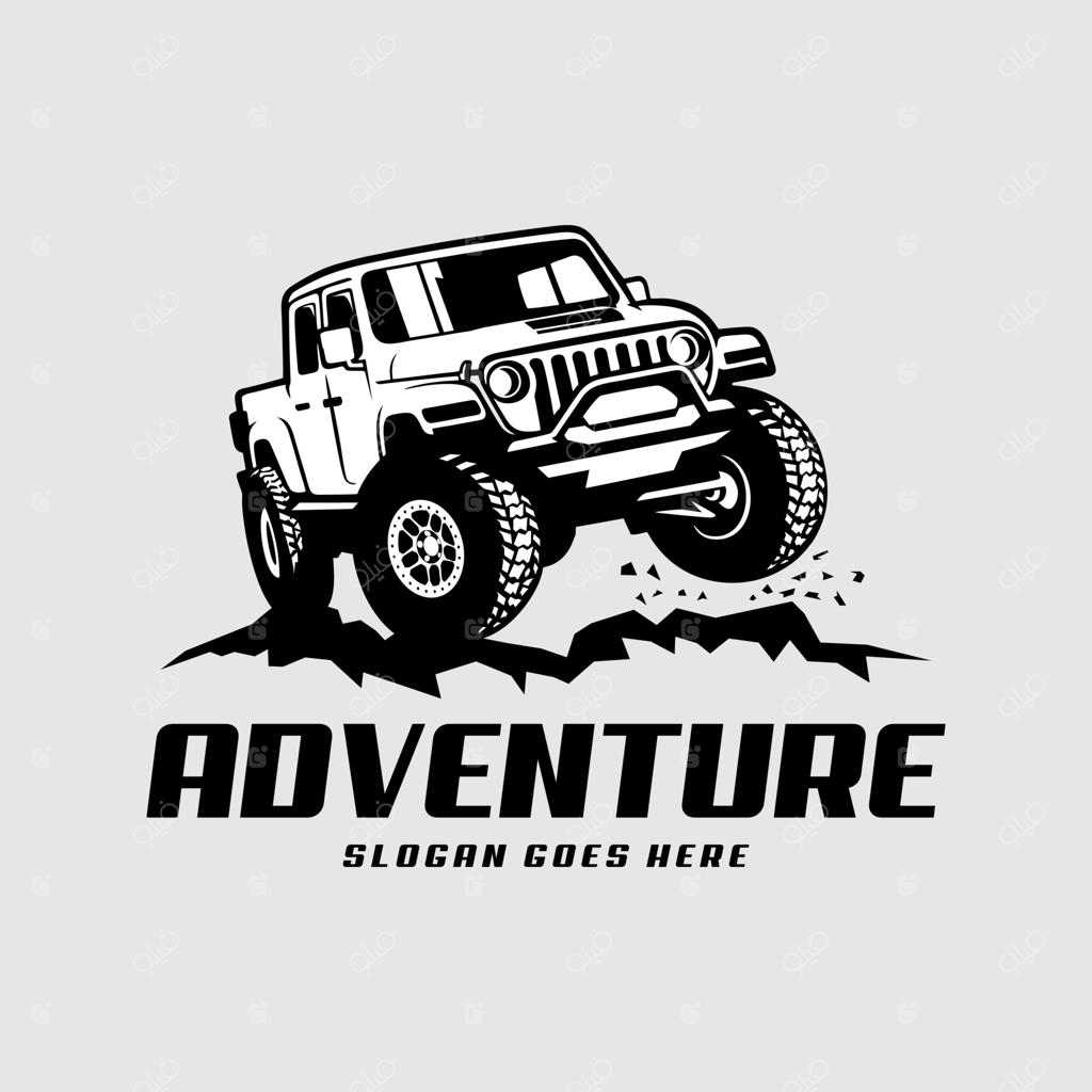 طراحی لوگو خودرو آفرود ماجراجویی