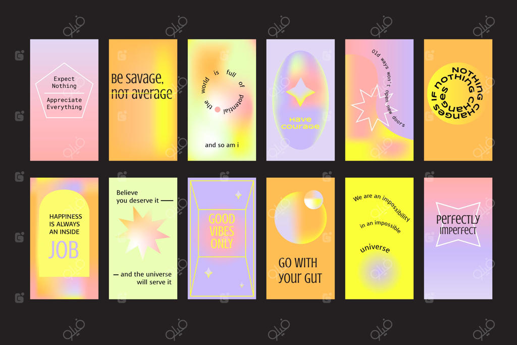 استوری‌های اینستاگرام با نقل‌قول‌های الهام‌بخش دست‌نویس