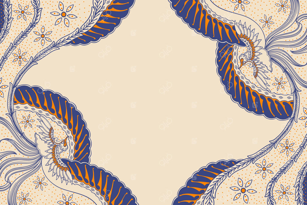 قاب گل‌دار شیک با تزئین پر طاووس