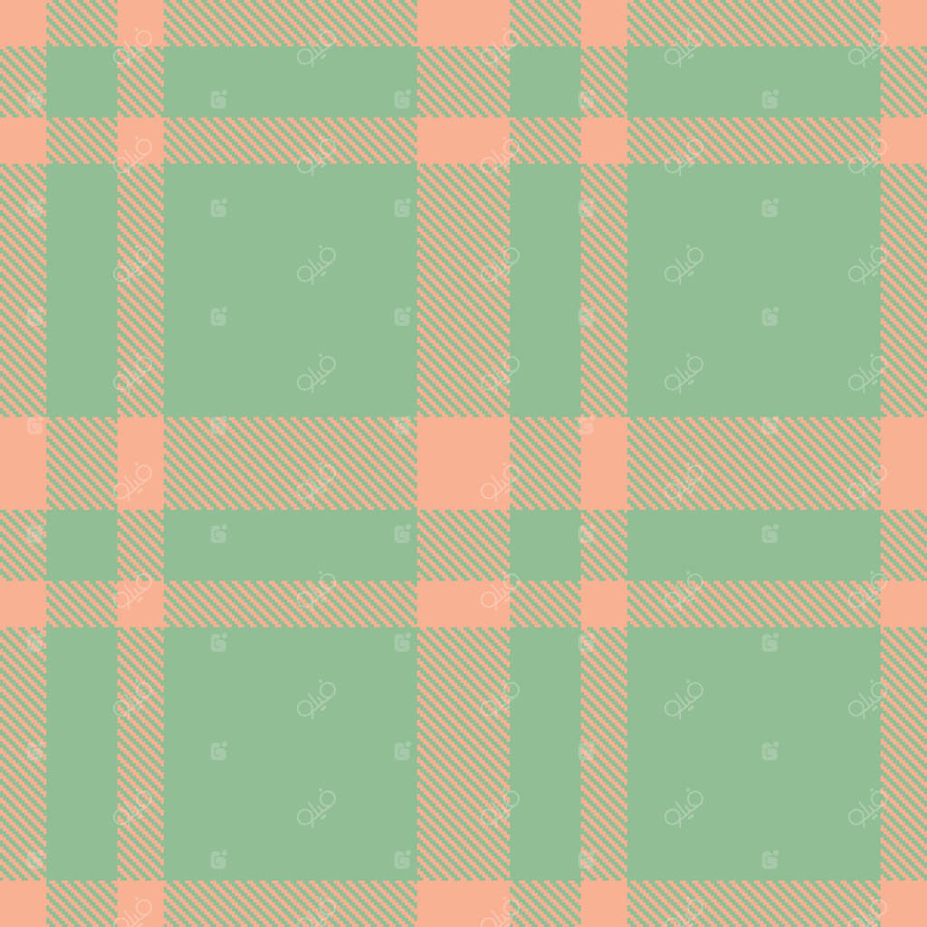 طراحی پارچه سنتی جزیره‌ای با نقش چهارخانه و تزئینات تاب باغی سنتی