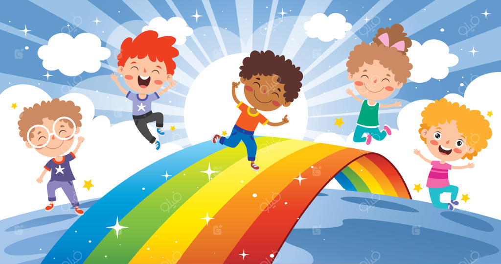 مفهوم رنگارنگ رنگین‌کمان