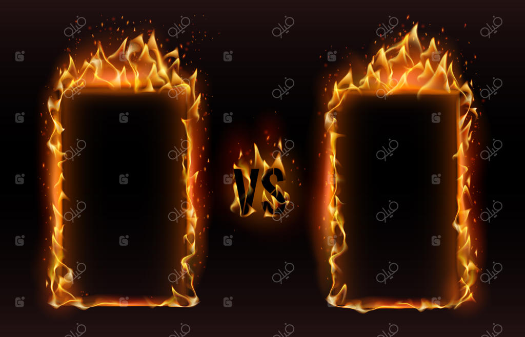 قاب‌های تقابل و نبرد؛ تصویرسازی قاب آتشین صفحه نمایش برای مسابقات بوکس و چالش‌های رزمی