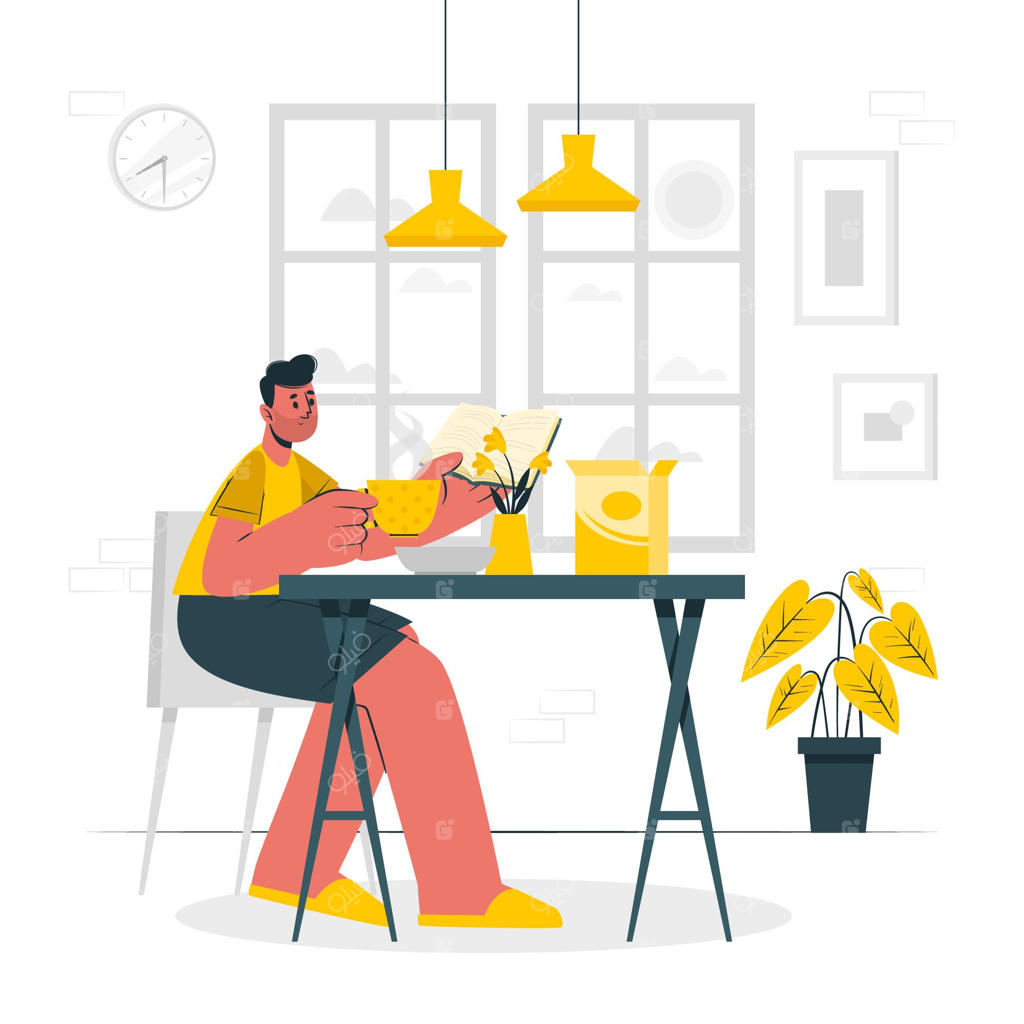 تصویرسازی مفاهیم ضروری صبحگاهی