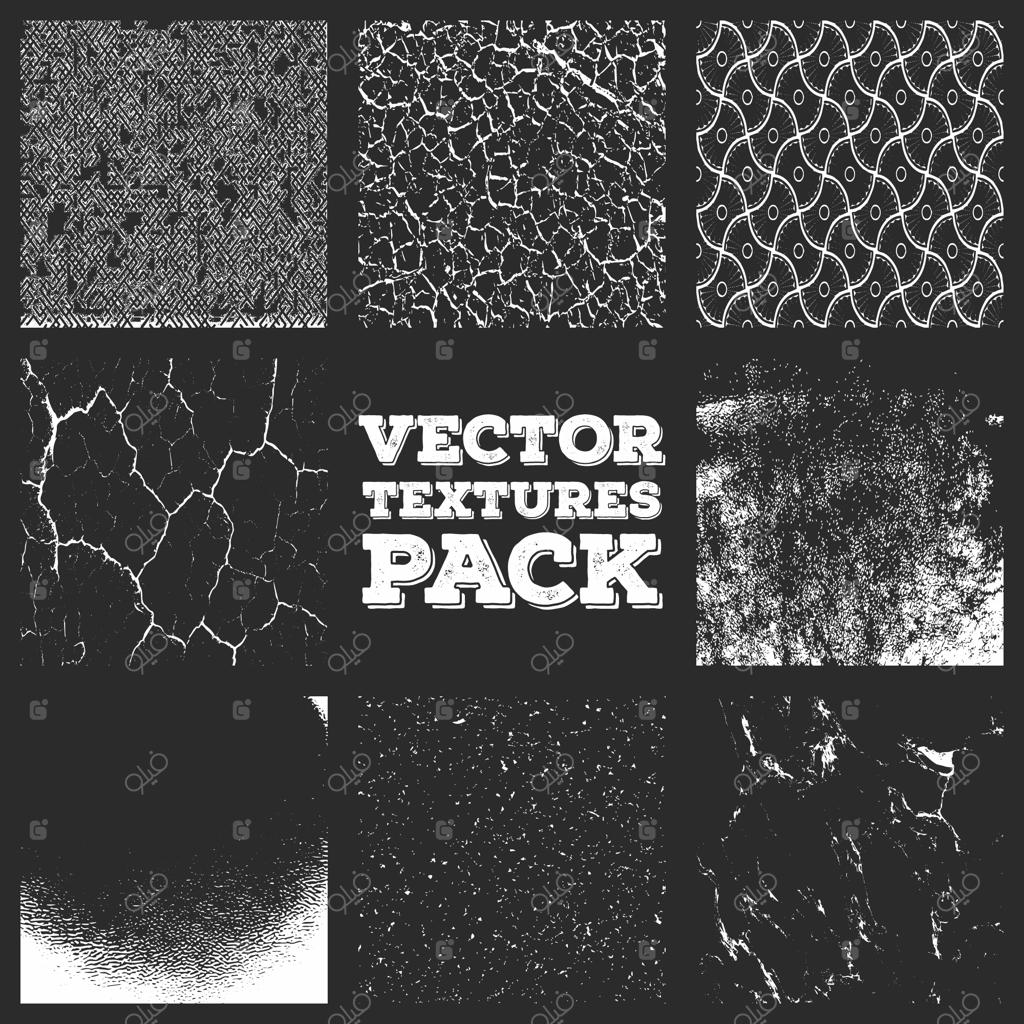 پس‌زمینه وکتور انتزاعی با بافت گرانج