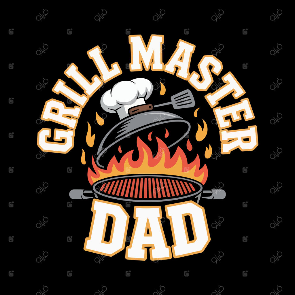 طراحی بامزه برای پدر استاد کباب‌پز و سرآشپز باربیکیو