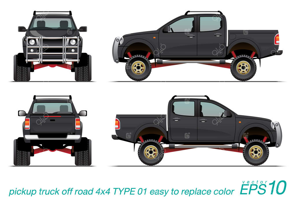 وانت سیاه در جادهٔ خاکی