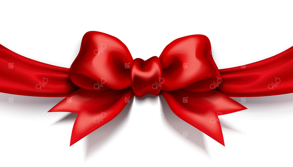 پاپیون روبان قرمز در طراحی سه‌بعدی