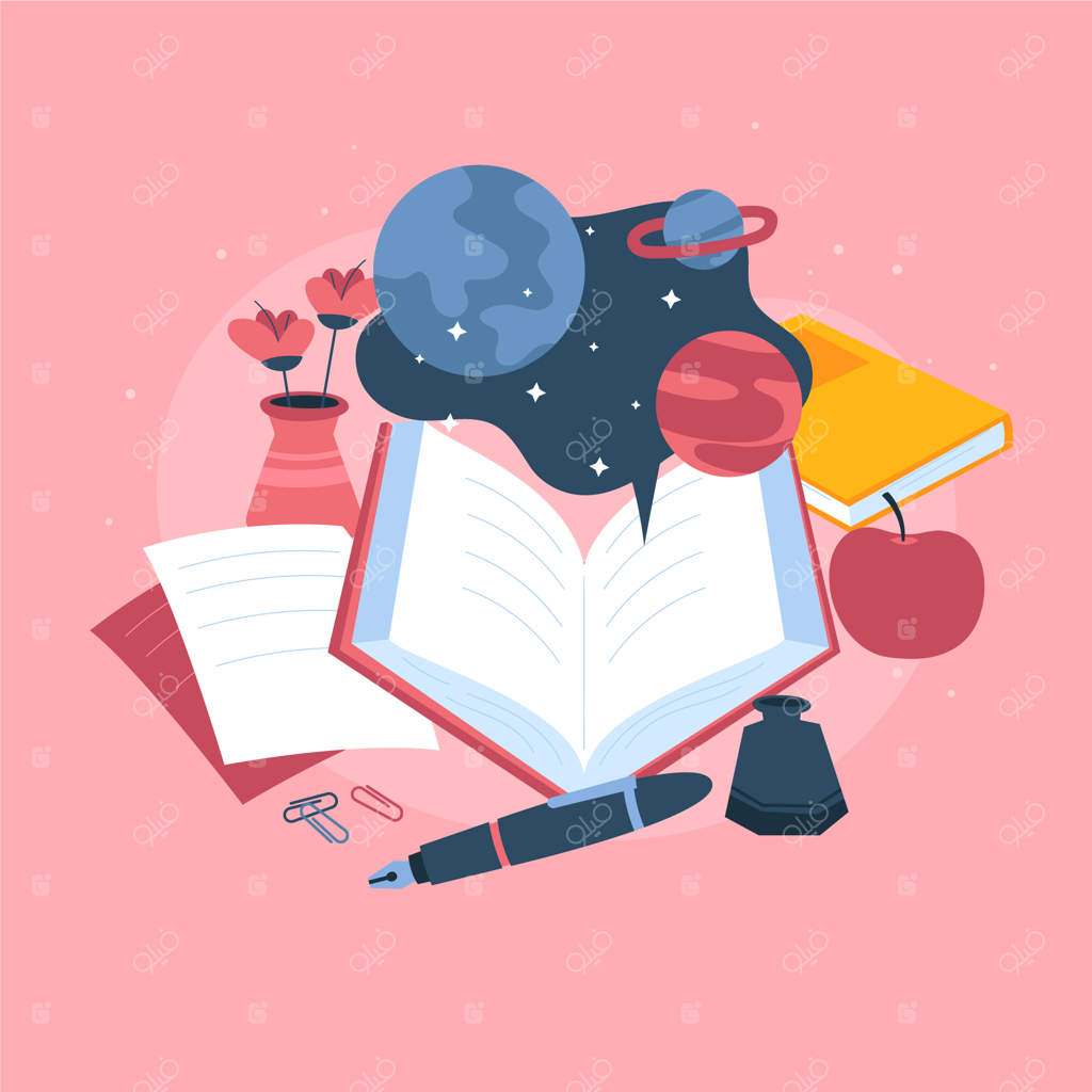 تصویرسازی ادبیات با طراحی دستی