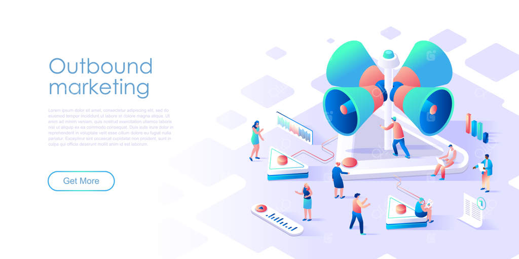 صفحه فرود ایزومتریک: بازاریابی و تبلیغات به صورت تخت