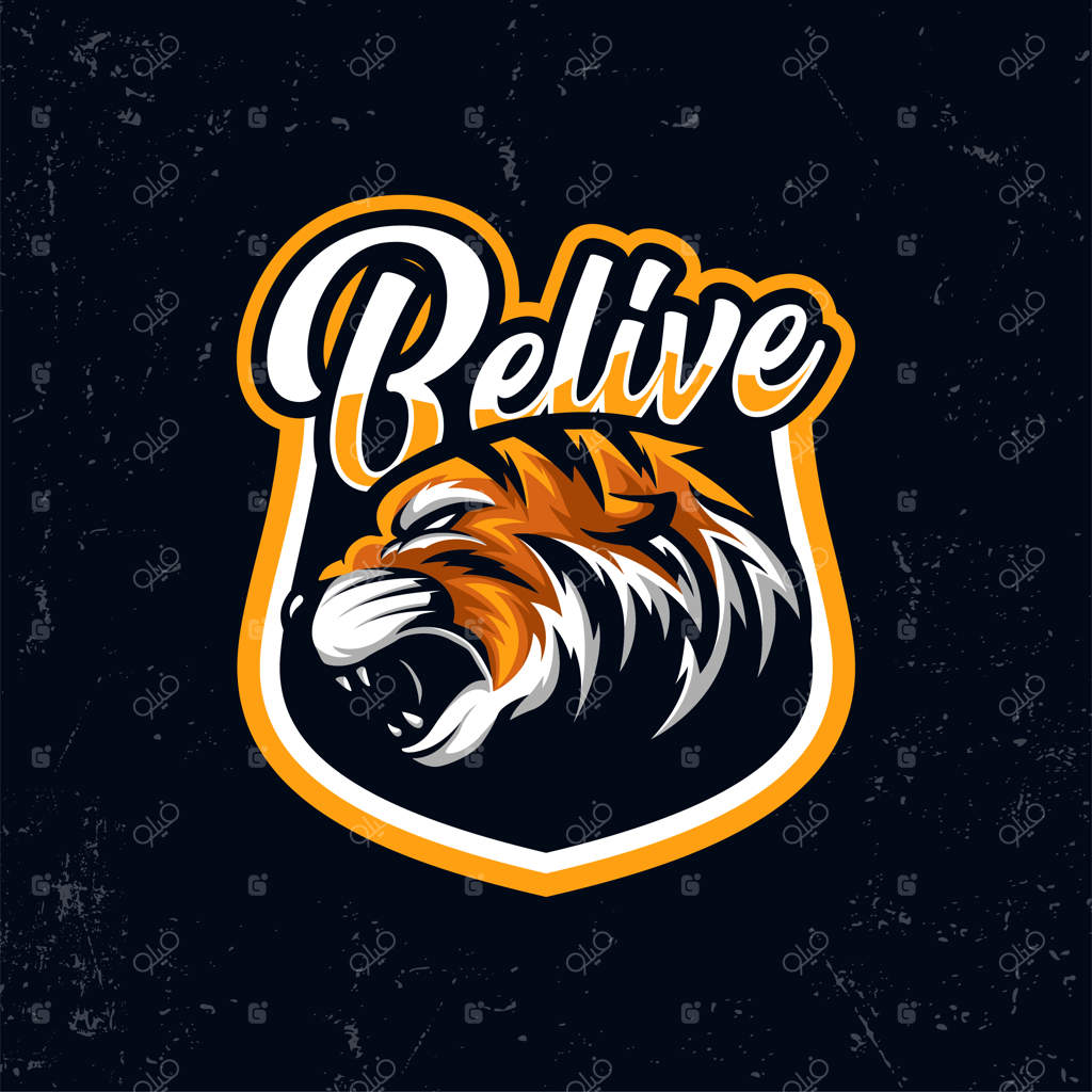 تصویر لوگوی ماسکات خشمگین