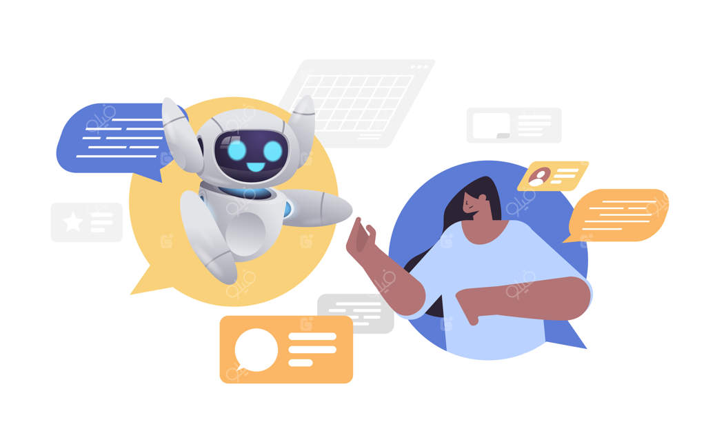 گفتگوی هوش مصنوعی: مذاکره آنلاین میان زن بیزینسی و ربات در حباب‌های گفتگو