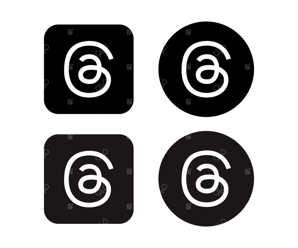 لوگوی تردز در پس‌زمینه مربعی و دایره‌ای