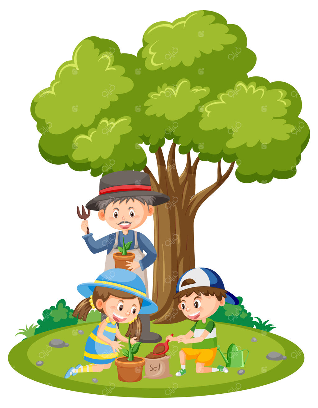 باغبانی افراد منزوی در فضای باز