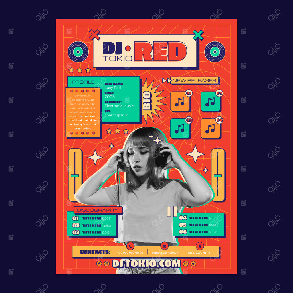 قالب بسته مطبوعاتی ساده