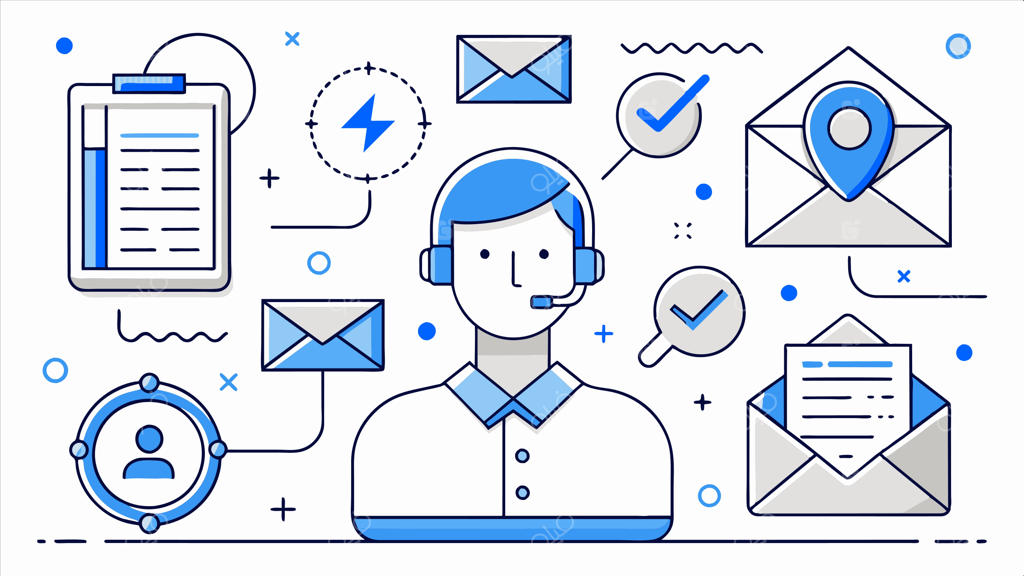 نقاشی شخصی با هدفون و سندی با خودکار آبی روی آن