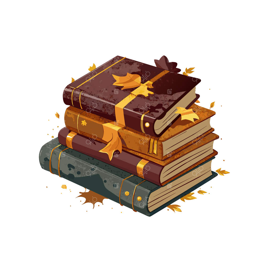 مفهوم تصویرسازی وکتور از انباشت کتاب‌ها