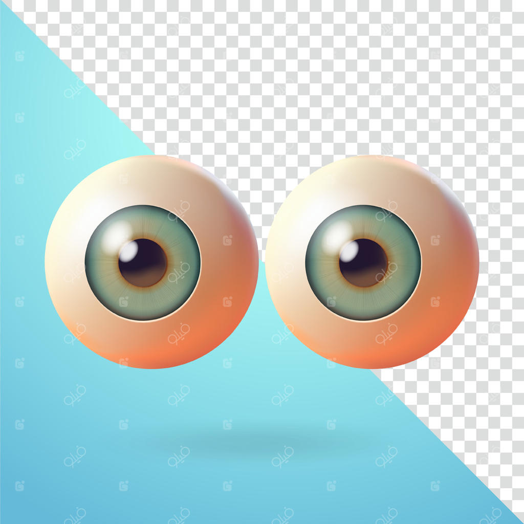 کُره چشم و عناصر سه‌بعدی