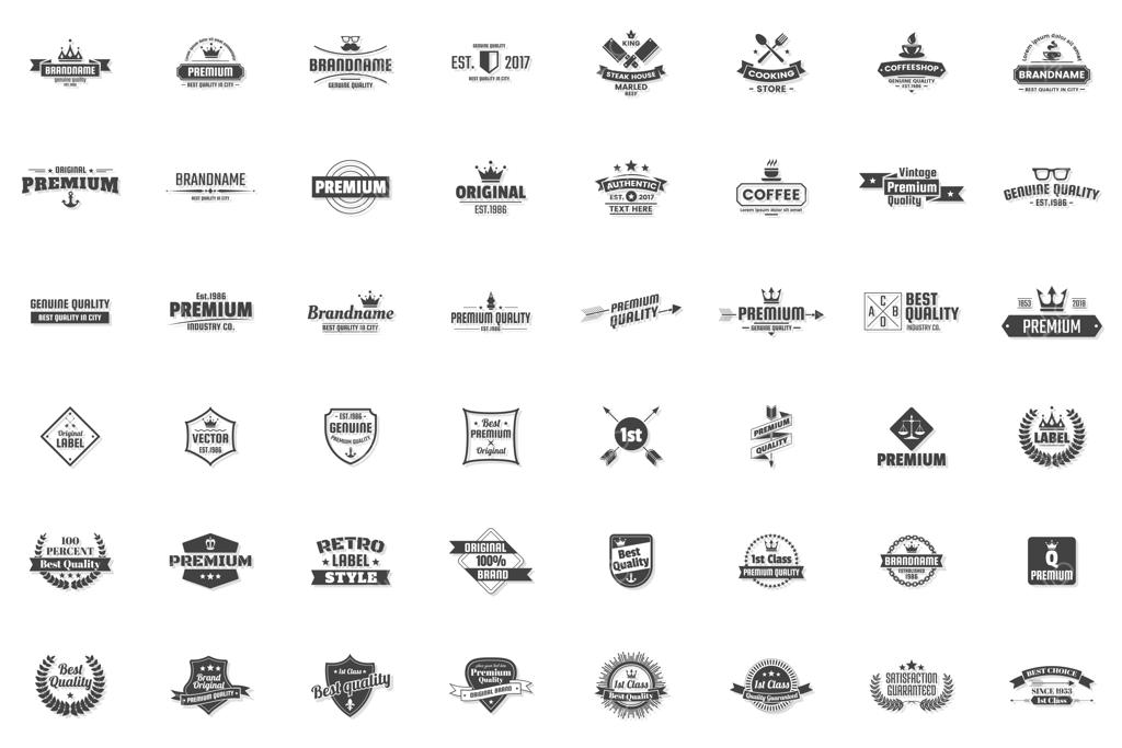 لوگوی وینتیج و رترو برای بنر