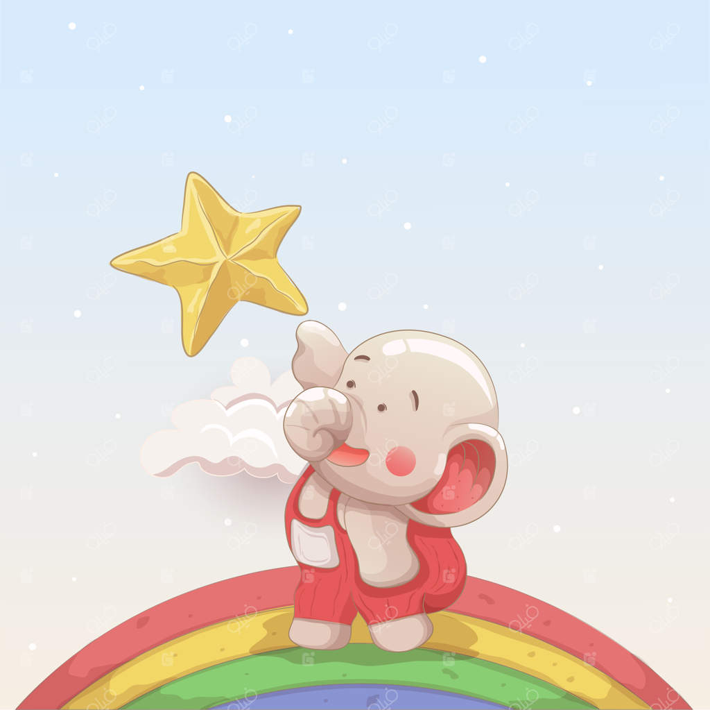 فیل‌های بامزه در تلاش برای گرفتن ستاره