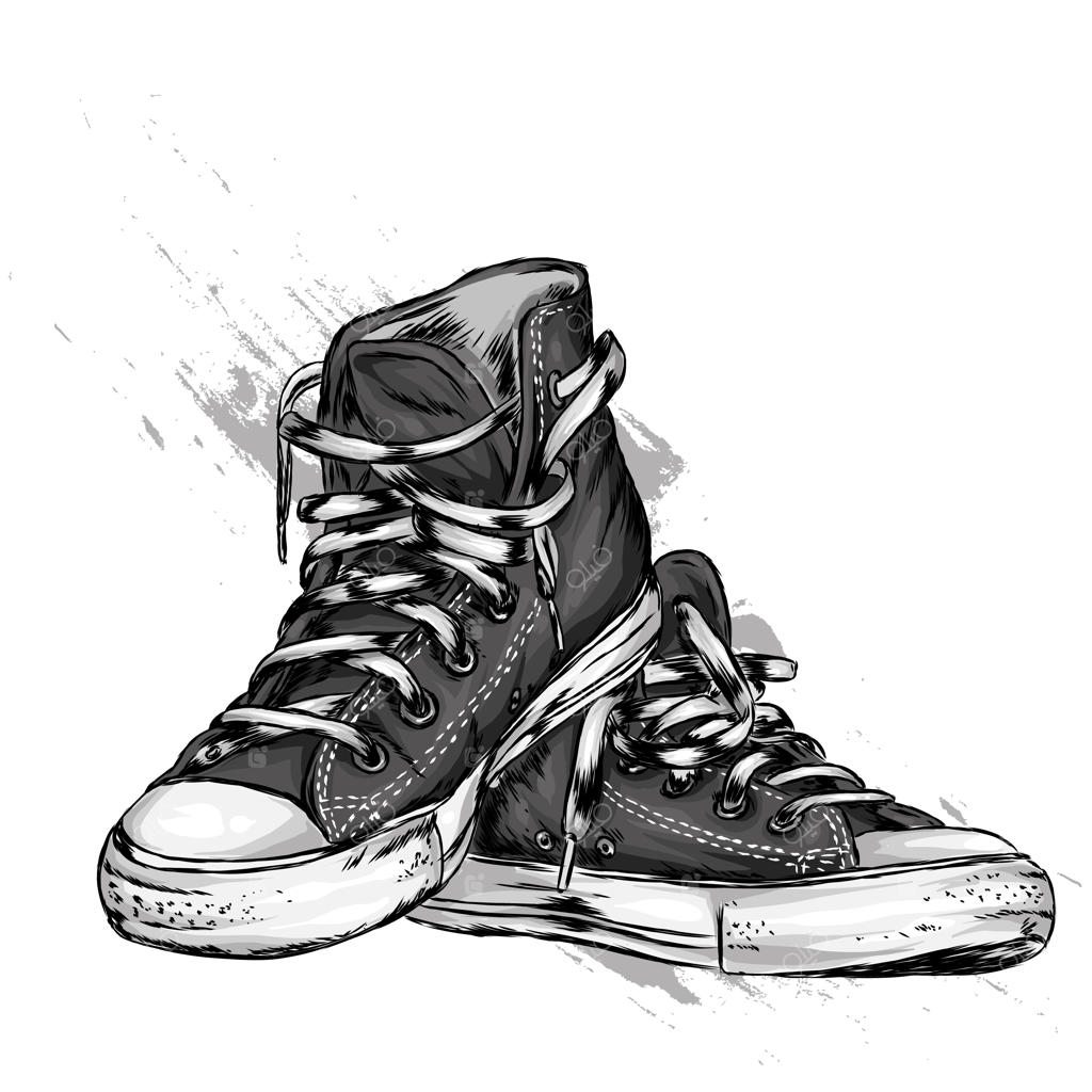 کتانی‌های شیک با بند