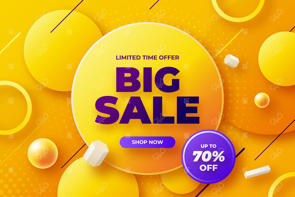 مجموعه نشان‌های تخفیف با طرح گرادینت