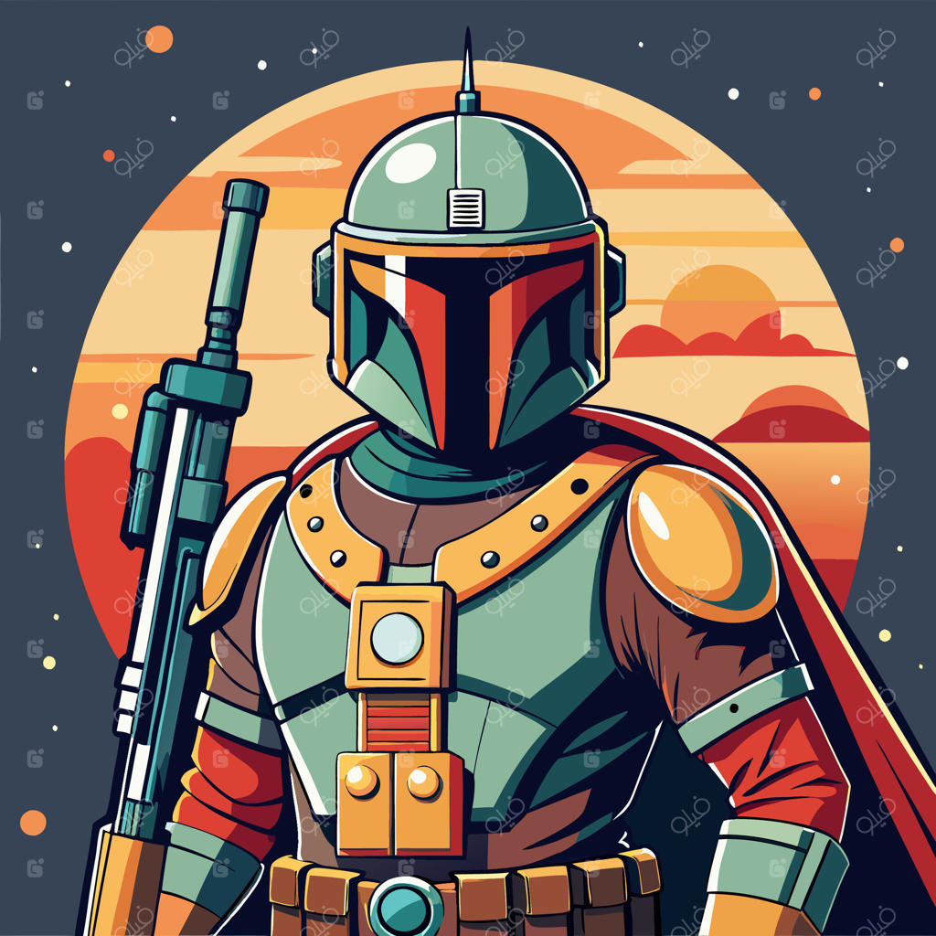 تصویر زمینه جنگ ستارگان بوبا فت