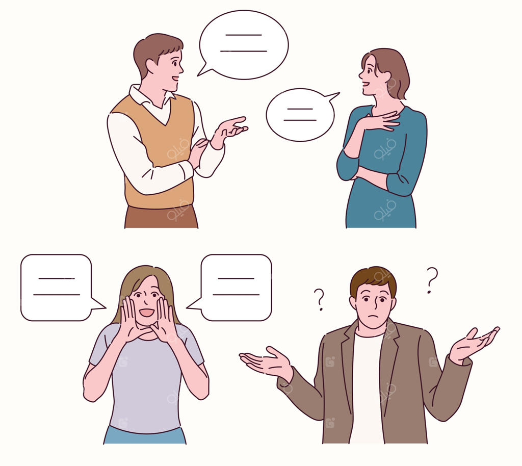 آدم‌ها و حباب‌های سخنگو