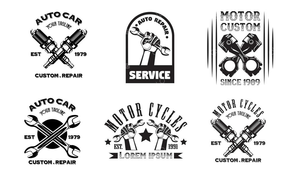 طراحی لوگوی و لوگوی گاراژ موتورسیکلت‌ها