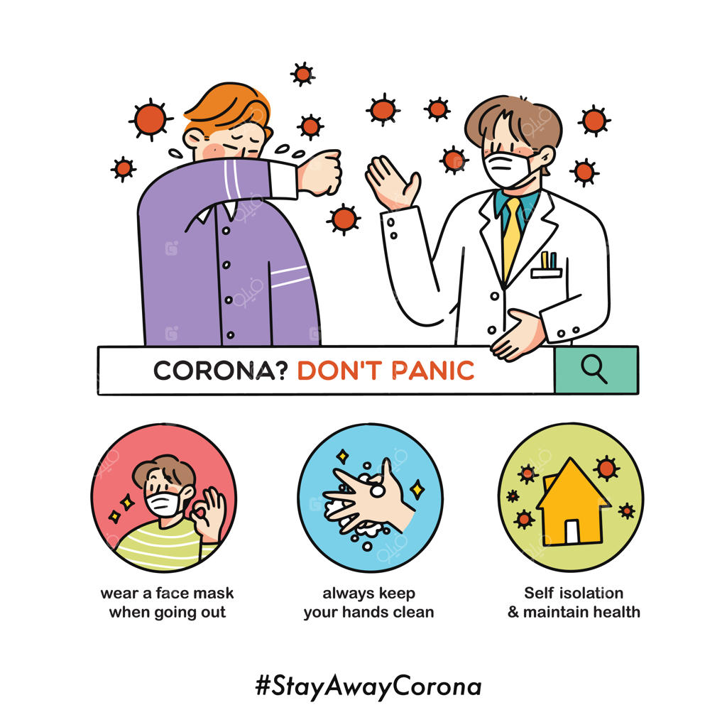 آرام باشید و نگران نشوید: کمپین ایمنی کووید-۱۹ با یک طرح ساده و خلاقانه