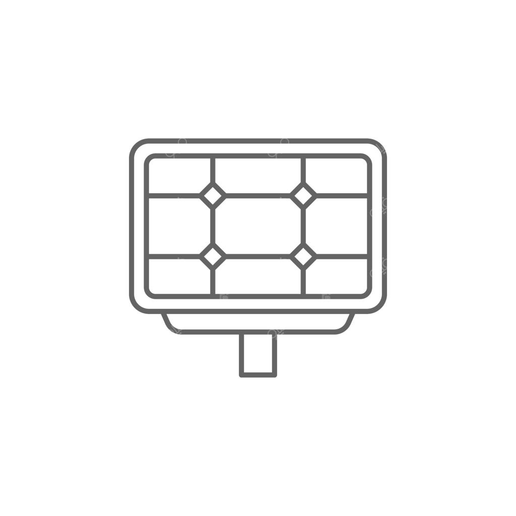 پنل خورشیدی، آیکون وکتور فناوری